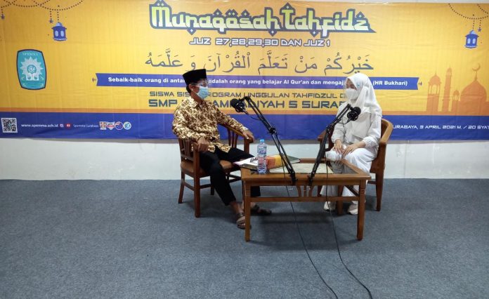 Tidak biasa, Munaqosah mandiri di sekolah saat pandemic