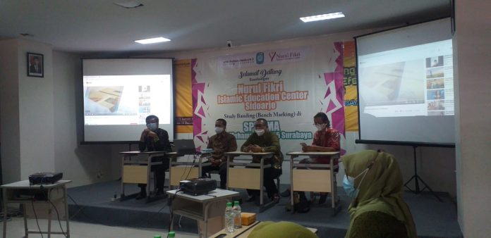 Perdana! Spemma mendapat kunjungan study banding dikala Pandemi.