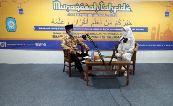 Tidak biasa, Munaqosah mandiri di sekolah saat pandemic