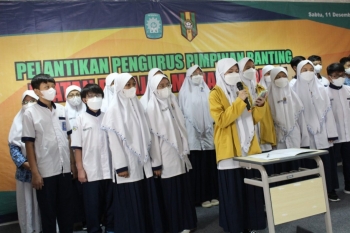 Pelantikan Pengurus IPM Spemma Masa Bakti 2021-2022, Inilah Orasi Keren Ketua yang Baru tentang Tantangan Pelajar