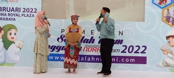 Tari Pudak Spemma Meriahkan Pameran Sekolah Islam